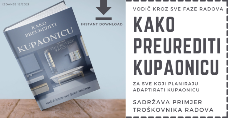 kako preurediti kupaonicu
